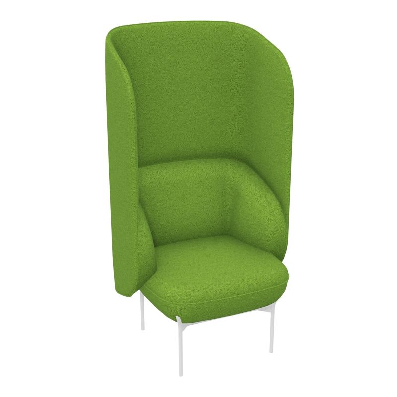 FAUT. SILENCE MARGOT 1 PL L74,2XH140XP66CM - ASSISE  - DOS.  - PIET. BK BK ZO