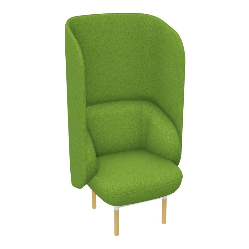 FAUT. SILENCE MARGOT 1 PL L74,2XH140XP66CM - ASSISE  - DOS.  - PIET. BK BK ZO MS