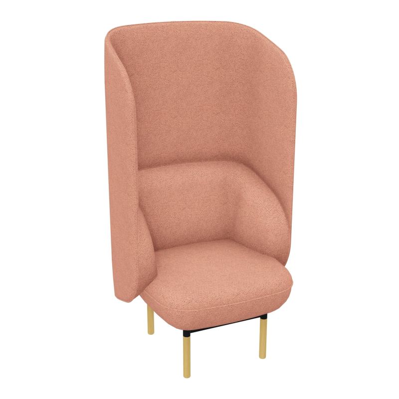 FAUT. SILENCE MARGOT 1 PL L74,2XH140XP66CM - ASSISE  - DOS.  - PIET. BL BL ZP MS