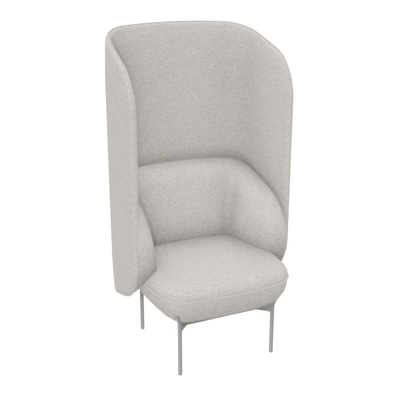 FAUTEUIL SILENCE MARGOT 1 PLACE L. 74,2 X H. 140 X P. 66 CM - ASSISE TISSU CHILI BEIGE CH