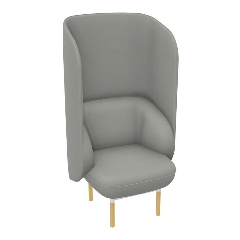 FAUT. SILENCE MARGOT 1 PL L74,2XH140XP66CM - ASSISE  - DOS.  - PIET. CA CA ZO MS