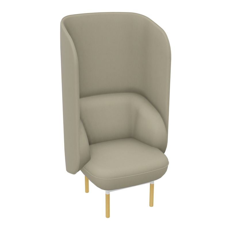 FAUT. SILENCE MARGOT 1 PL L74,2XH140XP66CM - ASSISE  - DOS.  - PIET. CG CG ZO MS
