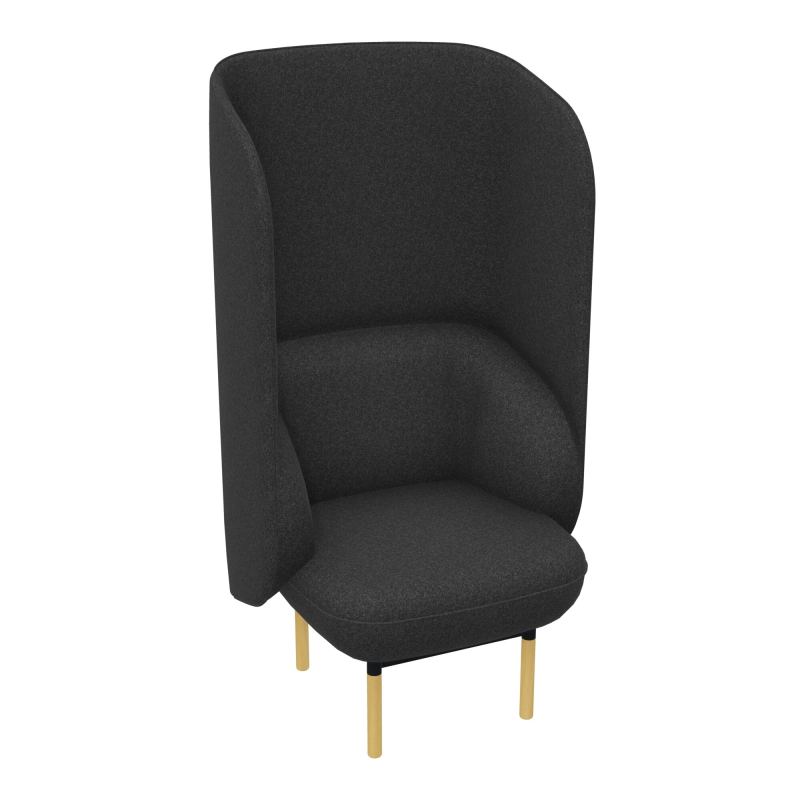 FAUT. SILENCE MARGOT 1 PL L74,2XH140XP66CM - ASSISE  - DOS.  - PIET. DB DB ZP MS