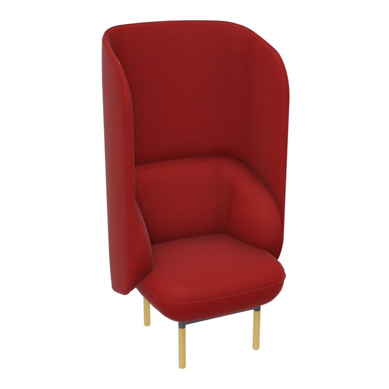 FAUT. SILENCE MARGOT 1 PL L74,2XH140XP66CM - ASSISE  - DOS.  - PIET. E6 E6 ZP MS