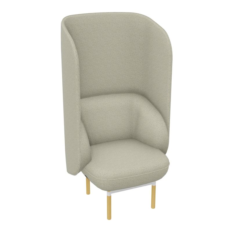 FAUT. SILENCE MARGOT 1 PL L74,2XH140XP66CM - ASSISE A2 - DOS. A2 - PIET. ZO/MS - VERSION