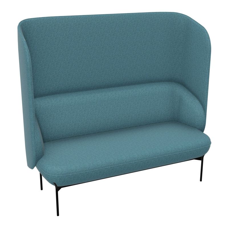 CANAPÉ SILENCE MARGOT 2 PLACES L. 155,4 X H. 144 X P. 66 CM - ASSISE TISSU STEP MÉLANGE