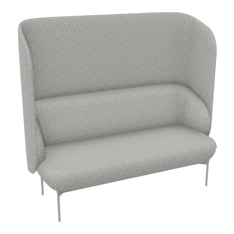 CANAPÉ SILENCE MARGOT 2 PLACES L. 155,4 X H. 144 X P. 66 CM - ASSISE TISSU STEP MÉLANGE G
