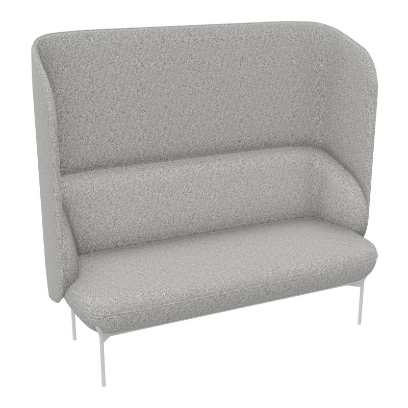CANAPÉ SILENCE MARGOT 2 PLACES L. 155,4 X H. 144 X P. 66 CM - ASSISE TISSU STEP MÉLANGE G