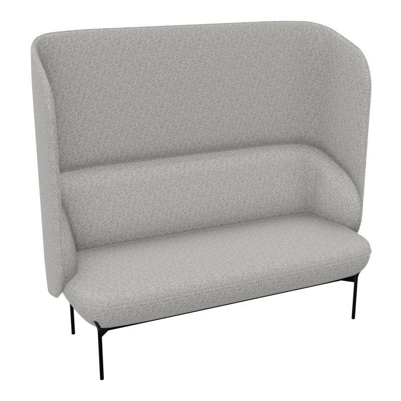 CANAPÉ SILENCE MARGOT 2 PLACES L. 155,4 X H. 144 X P. 66 CM - ASSISE TISSU STEP MÉLANGE G