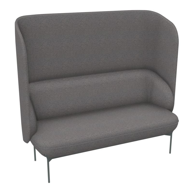 CANAPE SILENCE MARGOT 2 PL L155,4XH144XP66CM - ASS.  - DOS.  - PIET. BN BN SU