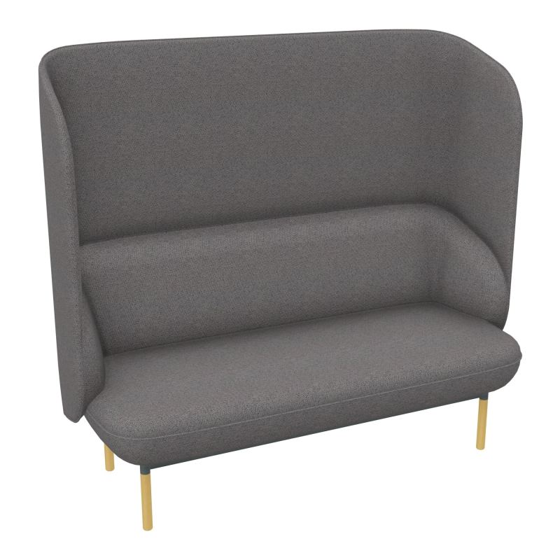 CANAPE SILENCE MARGOT 2 PL L155,4XH144XP66CM - ASS.  - DOS.  - PIET. BN BN SU MS