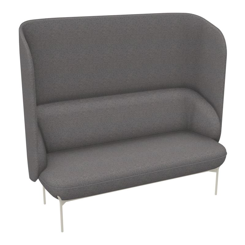 CANAPÉ SILENCE MARGOT 2 PLACES L. 155,4 X H. 144 X P. 66 CM - ASSISE TISSU CHILI CHOCOLAT