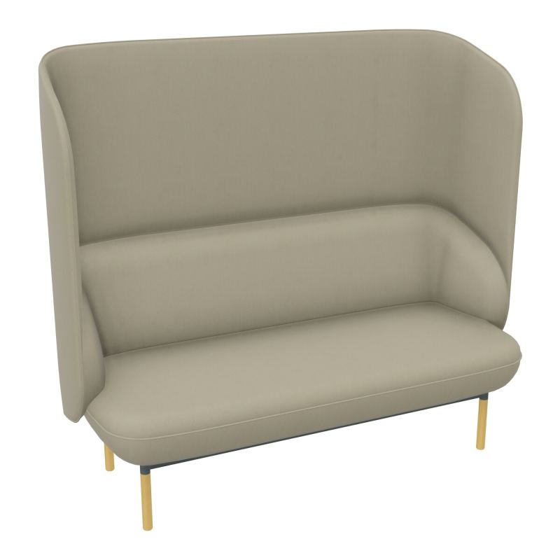 CANAPE SILENCE MARGOT 2 PL L155,4XH144XP66CM - ASS.  - DOS.  - PIET. CG CG SU MS