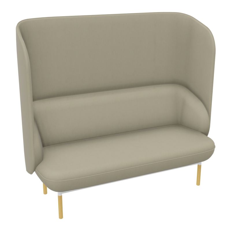 CANAPE SILENCE MARGOT 2 PL L155,4XH144XP66CM - ASS.  - DOS.  - PIET. CG CG ZO MS
