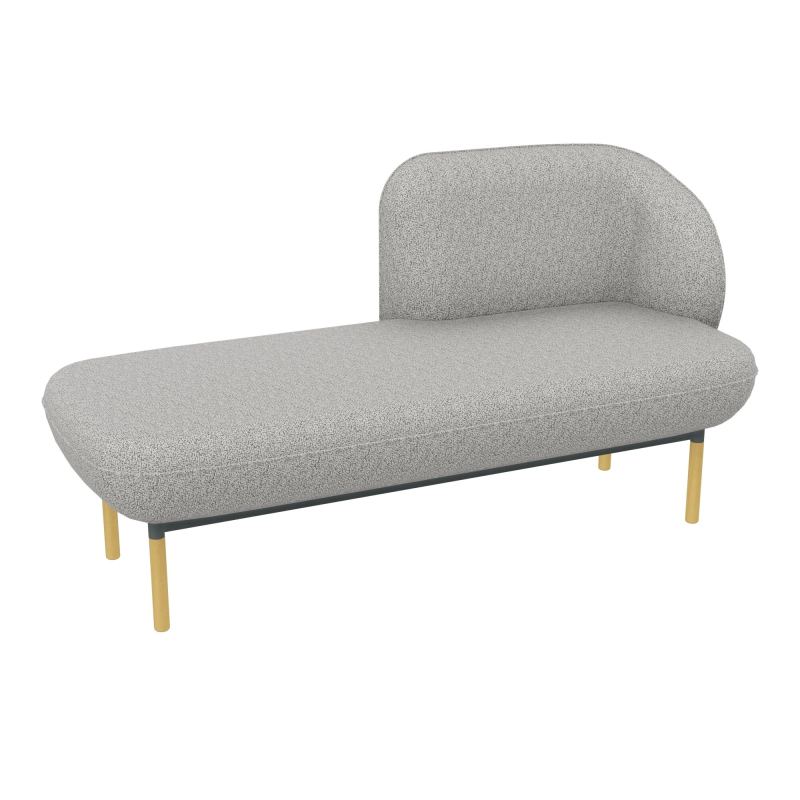MERID. GAUCHE MARGOT L152,2XH78,4XP66CM - ASSISE B5 - DOS. B5 - PIET. SU/MS