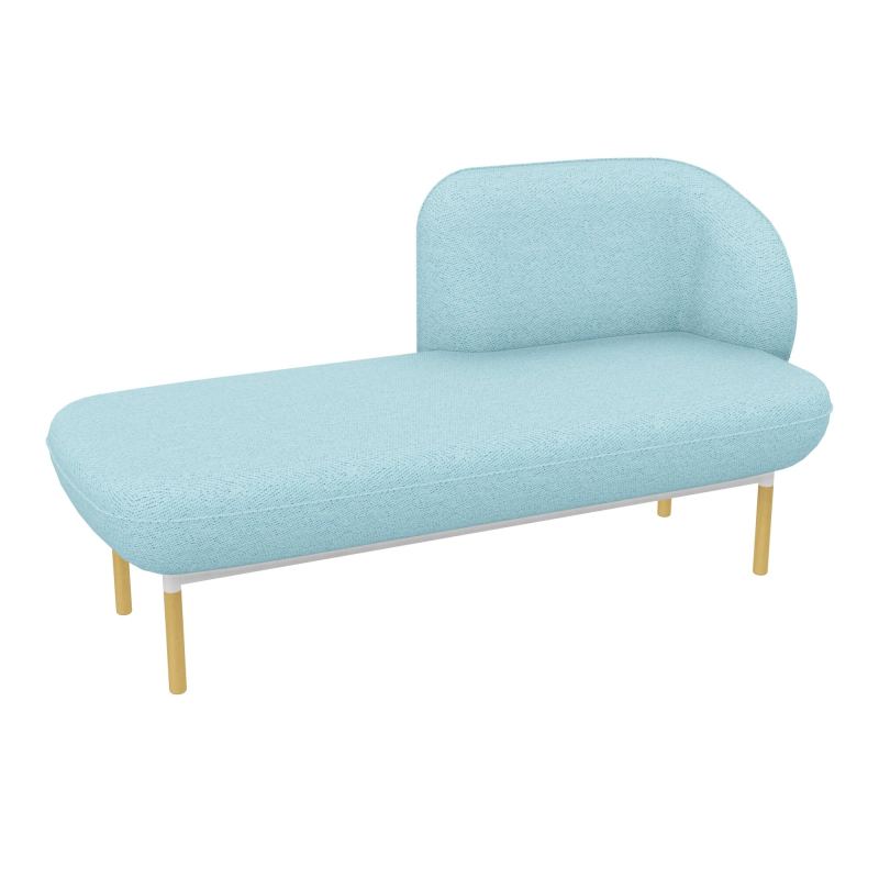 MERID. GAUCHE MARGOT L152,2XH78,4XP66CM - ASSISE  - DOS.  - PIET. BF BF ZO MS
