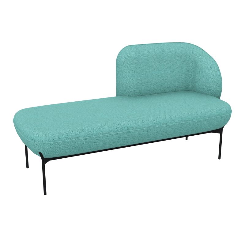 MERID. GAUCHE MARGOT L152,2XH78,4XP66CM - ASSISE  - DOS.  - PIET. BG BG ZP