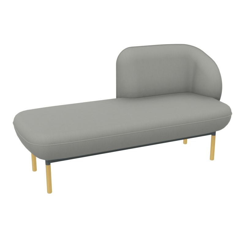 MERID. GAUCHE MARGOT L152,2XH78,4XP66CM - ASSISE  - DOS.  - PIET. CA CA SU MS