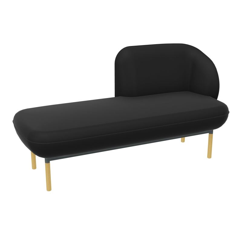 MERID. GAUCHE MARGOT L152,2XH78,4XP66CM - ASSISE  - DOS.  - PIET. CB CB SU MS