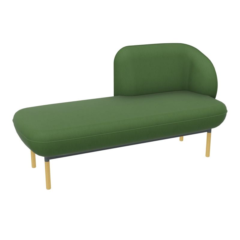 MERID. GAUCHE MARGOT L152,2XH78,4XP66CM - ASSISE  - DOS.  - PIET. CE CE SU MS