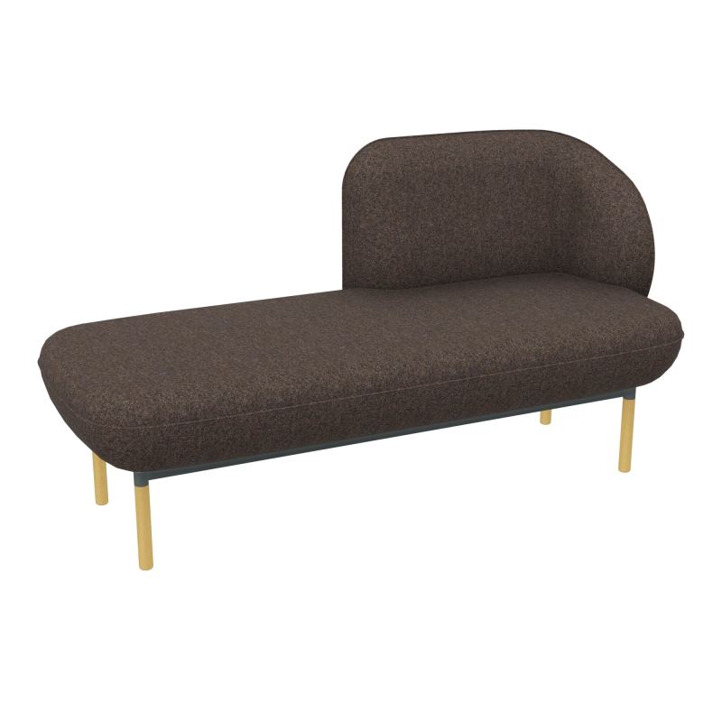 MERID. GAUCHE MARGOT L152,2XH78,4XP66CM - ASSISE  - DOS.  - PIET. DD DD SU MS