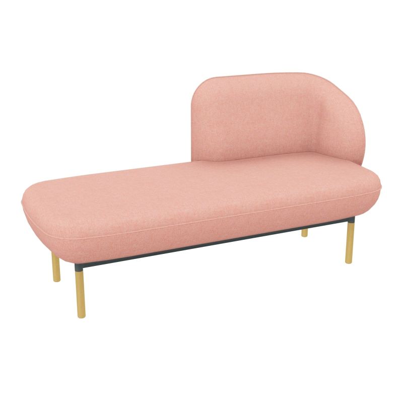 MERID. GAUCHE MARGOT L152,2XH78,4XP66CM - ASSISE  - DOS.  - PIET. DH DH SU MS