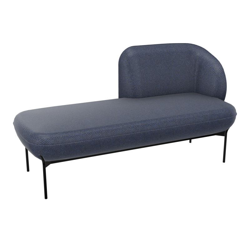 MERID. GAUCHE MARGOT L152,2XH78,4XP66CM - ASSISE  - DOS.  - PIET.  T5 T5 SG