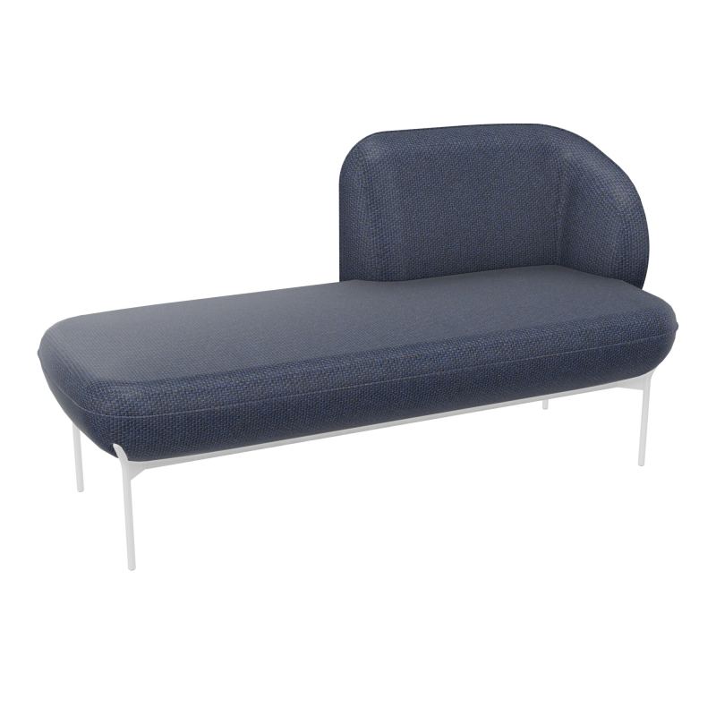 MERID. GAUCHE MARGOT L152,2XH78,4XP66CM - ASSISE  - DOS.  - PIET.  T5 T5 SO