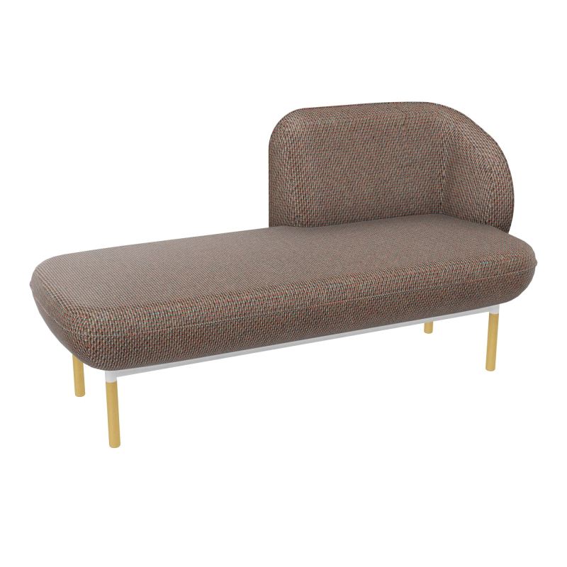 MERID. GAUCHE MARGOT L152,2XH78,4XP66CM - ASSISE  - DOS.  - PIET.  T6 T6 ZO MS