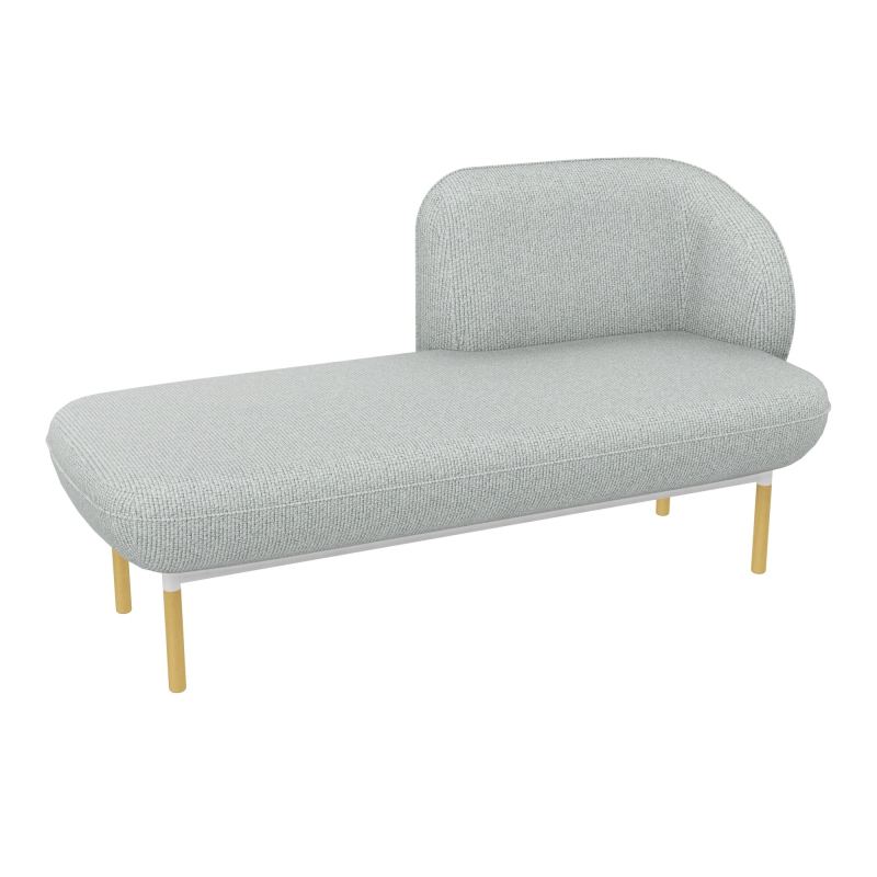MERID. GAUCHE MARGOT L152,2XH78,4XP66CM - ASSISE  - DOS.  - PIET.  T8 T8 ZO MS