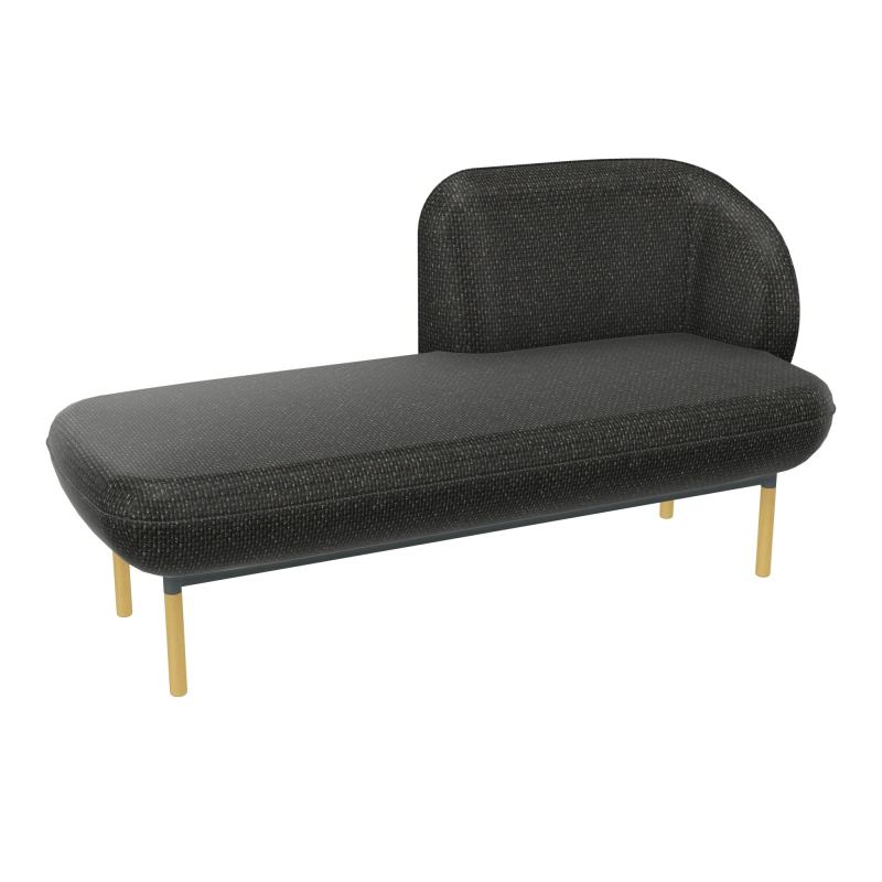 MERID. GAUCHE MARGOT L152,2XH78,4XP66CM - ASSISE  - DOS.  - PIET.  T9 T9 SU MS