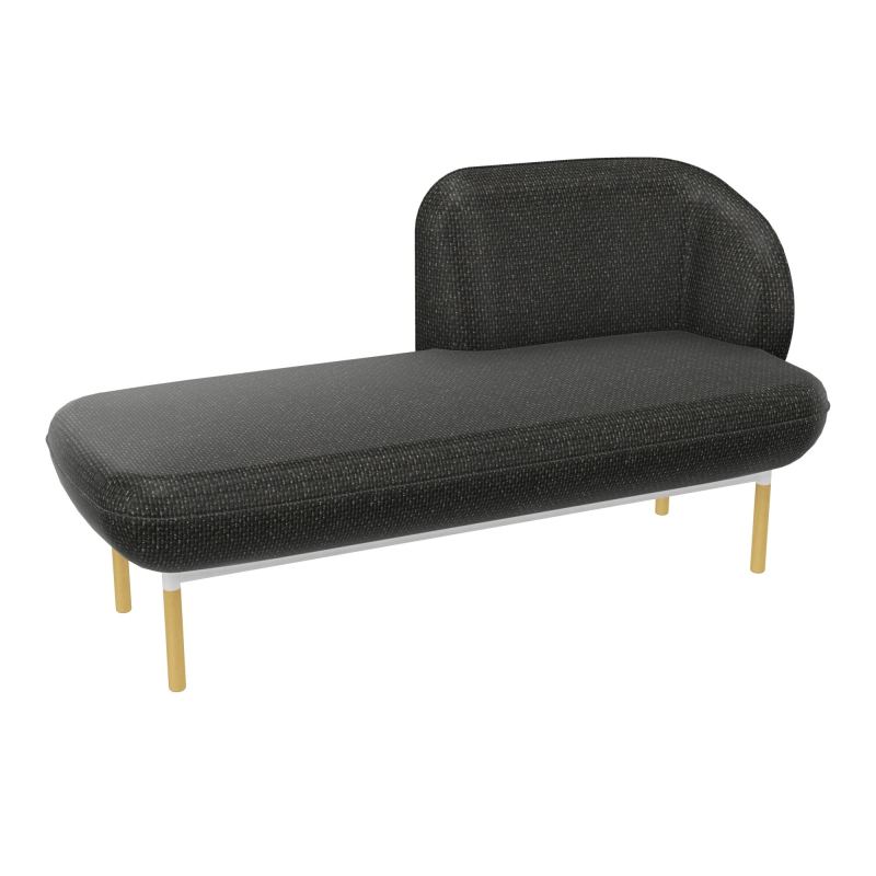 MERID. GAUCHE MARGOT L152,2XH78,4XP66CM - ASSISE  - DOS.  - PIET.  T9 T9 ZO MS