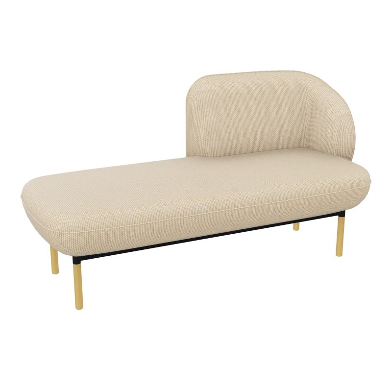 MERID. GAUCHE MARGOT L152,2XH78,4XP66CM - ASSISE  - DOS.  - PIET.  TL TL ZP MS