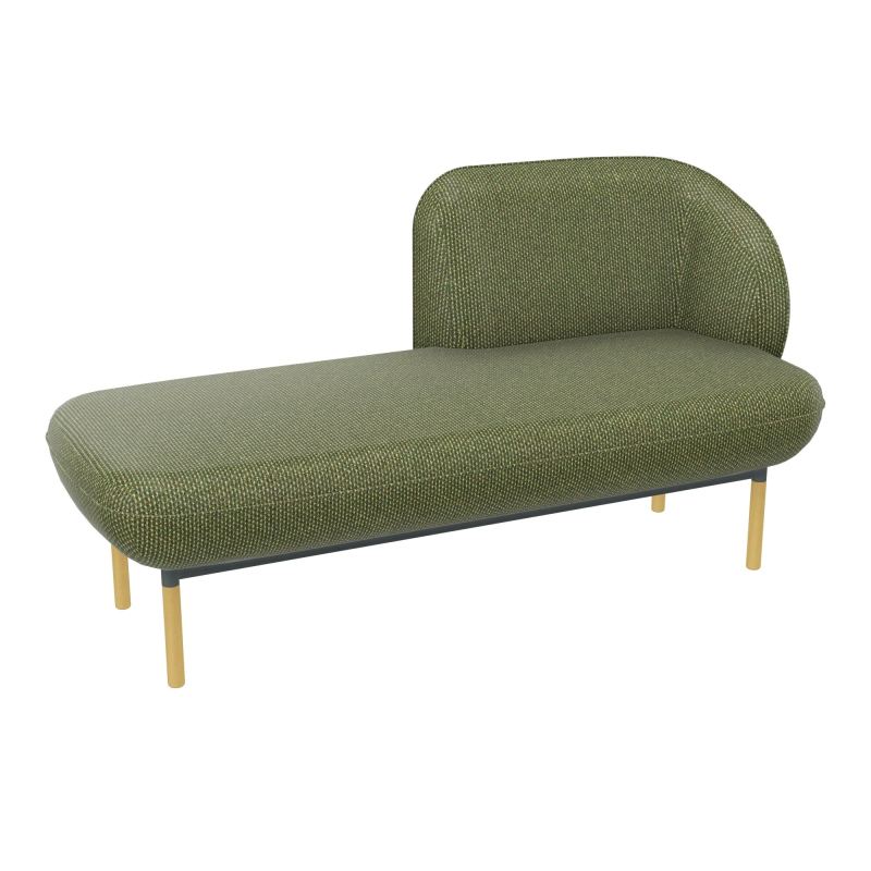 MERID. GAUCHE MARGOT L152,2XH78,4XP66CM - ASSISE  - DOS.  - PIET.  TU TU SU MS