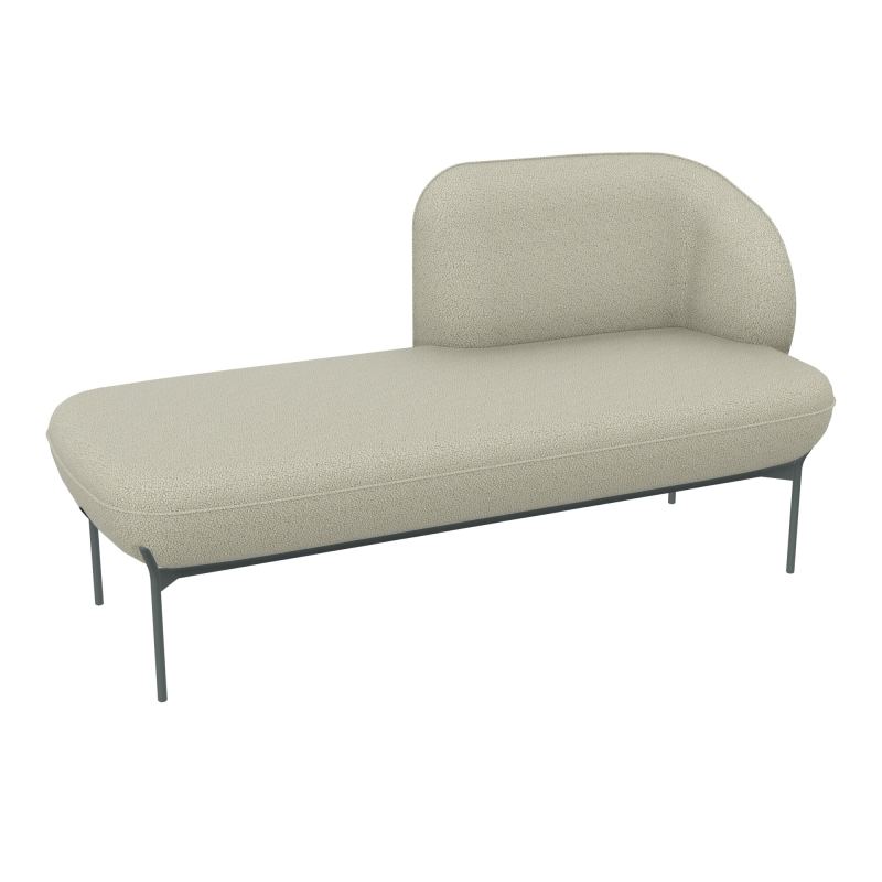 MERID. GAUCHE MARGOT L152,2XH78,4XP66CM - ASSISE A2 - DOS. A2 - PIET. SU - VERSION EU