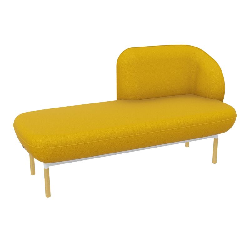 MERID. GAUCHE MARGOT L152,2XH78,4XP66CM - ASSISE A5 - DOS. A5 - PIET. ZO/MS - VERSION EU