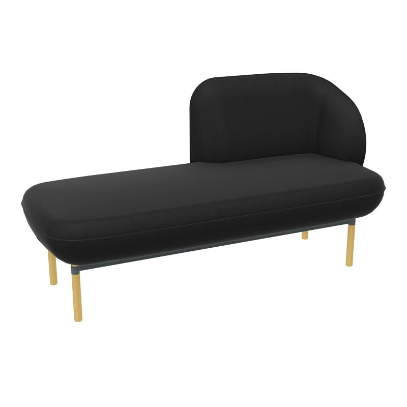 MERID. GAUCHE MARGOT L152,2XH78,4XP66CM - ASSISE A6 - DOS. A6 - PIET. SU/MS - VERSION EU