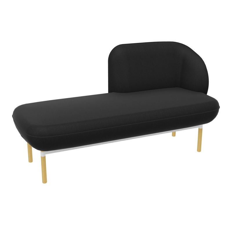 MERID. GAUCHE MARGOT L152,2XH78,4XP66CM - ASSISE A6 - DOS. A6 - PIET. ZO/MS - VERSION EU