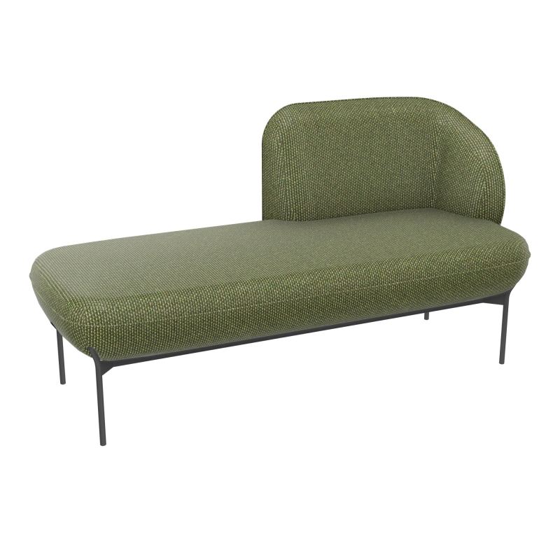 MERID. GAUCHE MARGOT L152,2XH78,4XP66CM - ASSISE  - DOS.  - PIET.  - VERSION EU TU TU SC