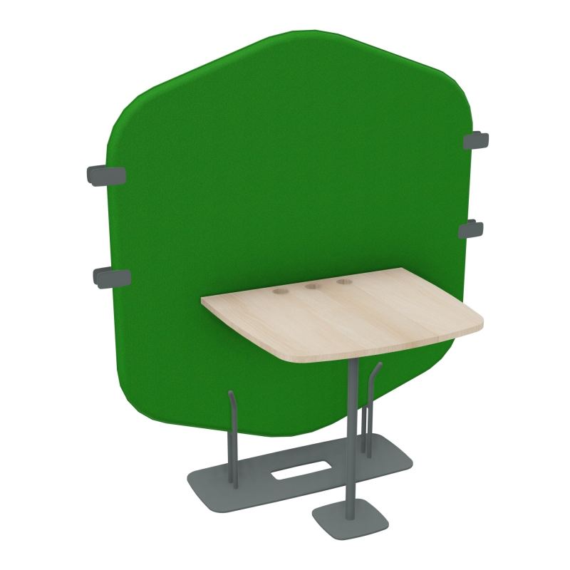 MARGOT ESPACE 2 PERS. L122,7XH144,8XP75CM - CLOISON A1 - PIET. SU - PLAT. EP19MM RZ