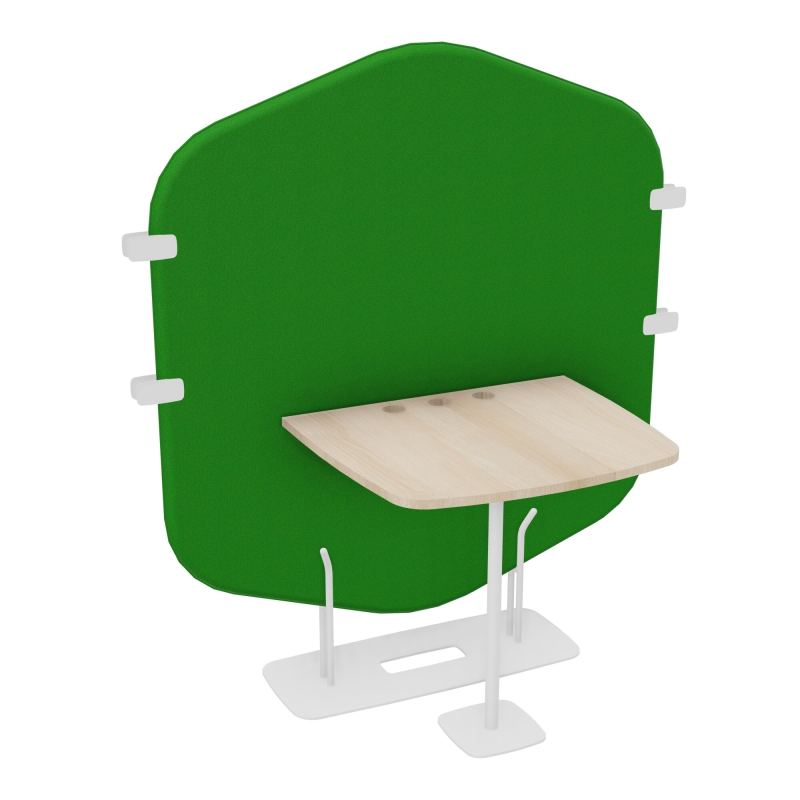 MARGOT ESPACE 2 PERS. L122,7XH144,8XP75CM - CLOISON A1 - PIET. ZO - PLAT. EP19MM RZ