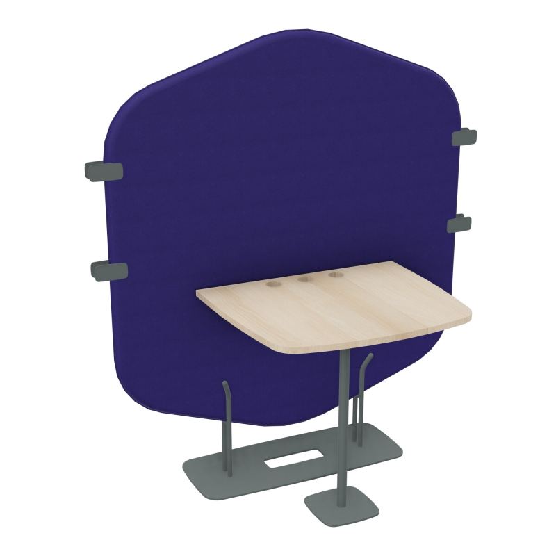 MARGOT ESPACE 2 PERS. L122,7XH144,8XP75CM - CLOISON A3 - PIET. SU - PLAT. EP19MM RZ