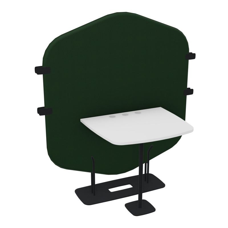 MARGOT ESPACE 2 PERS. L122,7XH144,8XP75CM - CLOISON A9 - PIET. ZP - PLAT. EP19MM MG