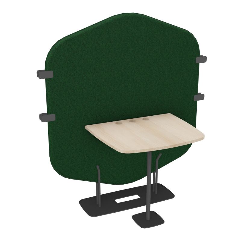 MARGOT ESPACE 2 PERS. L122,7XH144,8XP75CM - CLOISON B2 - PIET. SC - PLAT. EP19MM RZ