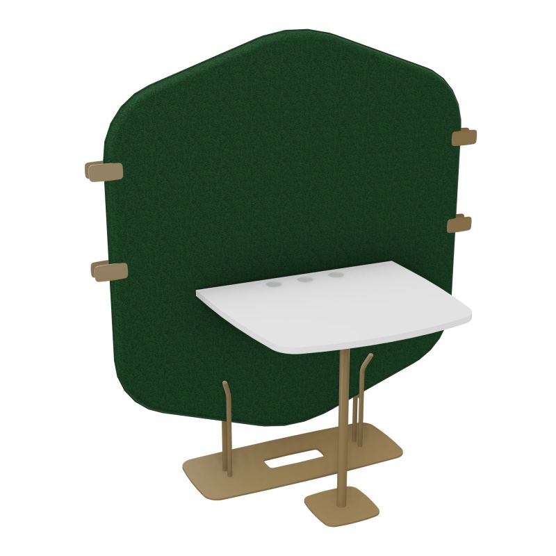 MARGOT ESPACE 2 PERS. L122,7XH144,8XP75CM - CLOISON B2 - PIET. Z3 - PLAT. EP19MM MG