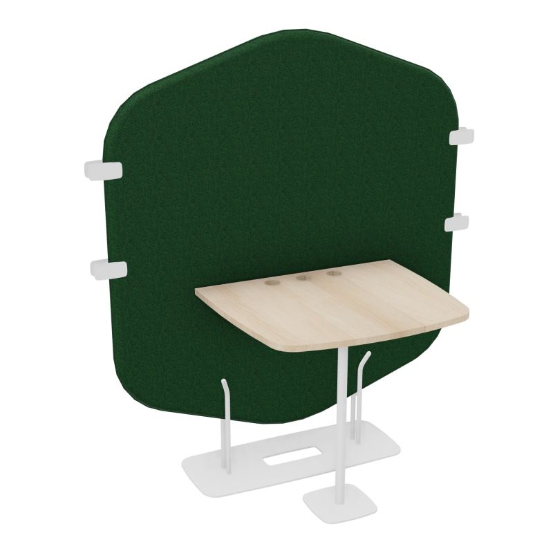 MARGOT ESPACE 2 PERS. L122,7XH144,8XP75CM - CLOISON B2 - PIET. ZO - PLAT. EP19MM RZ