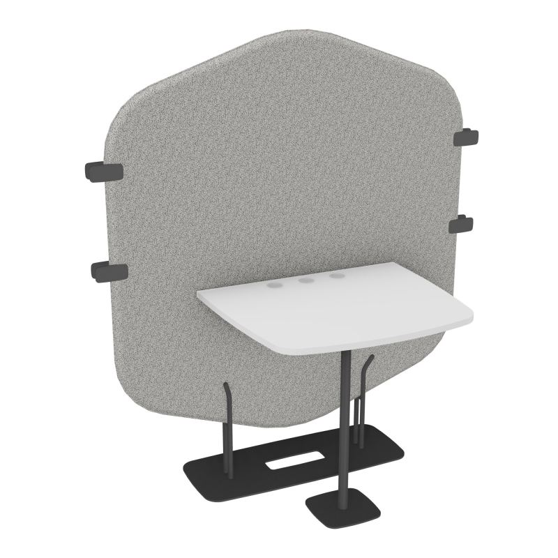 MARGOT ESPACE 2 PERS. L122,7XH144,8XP75CM - CLOISON B5 - PIET. SC - PLAT. EP19MM MG