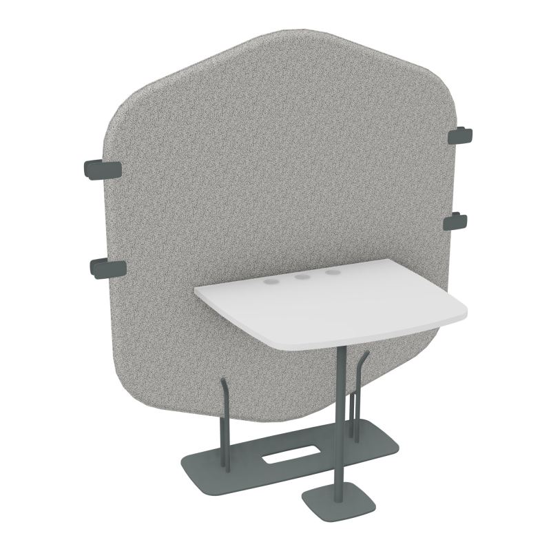 MARGOT ESPACE 2 PERS. L122,7XH144,8XP75CM - CLOISON B5 - PIET. SU - PLAT. EP19MM MG