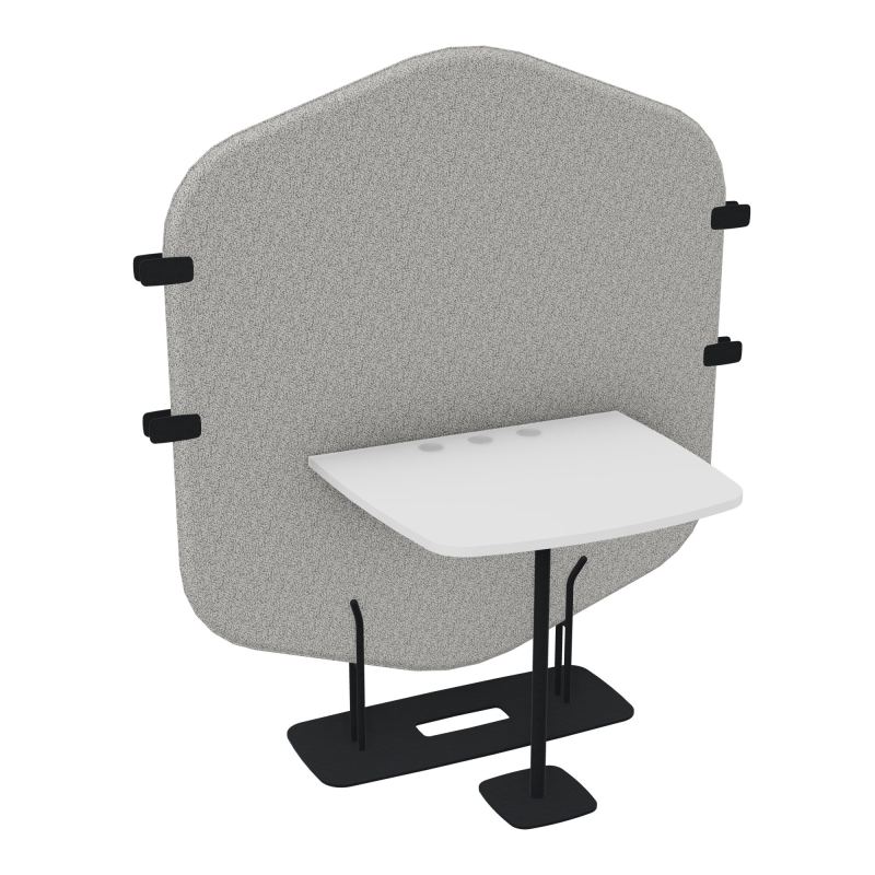 MARGOT ESPACE 2 PERS. L122,7XH144,8XP75CM - CLOISON B5 - PIET. ZP - PLAT. EP19MM MG