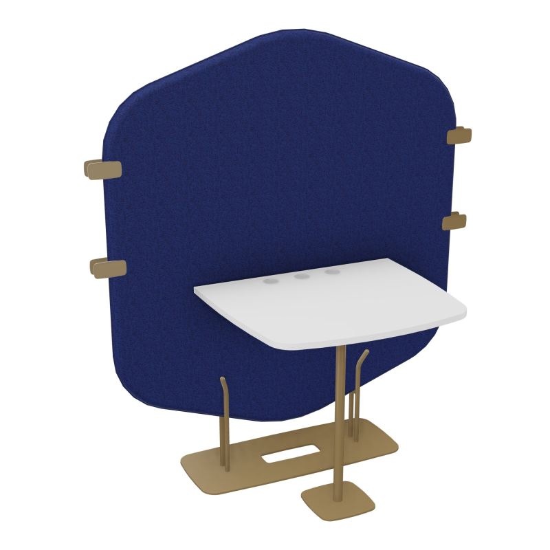 MARGOT ESPACE 2 PERS. L122,7XH144,8XP75CM - CLOISON B6 - PIET. Z3 - PLAT. EP19MM MG